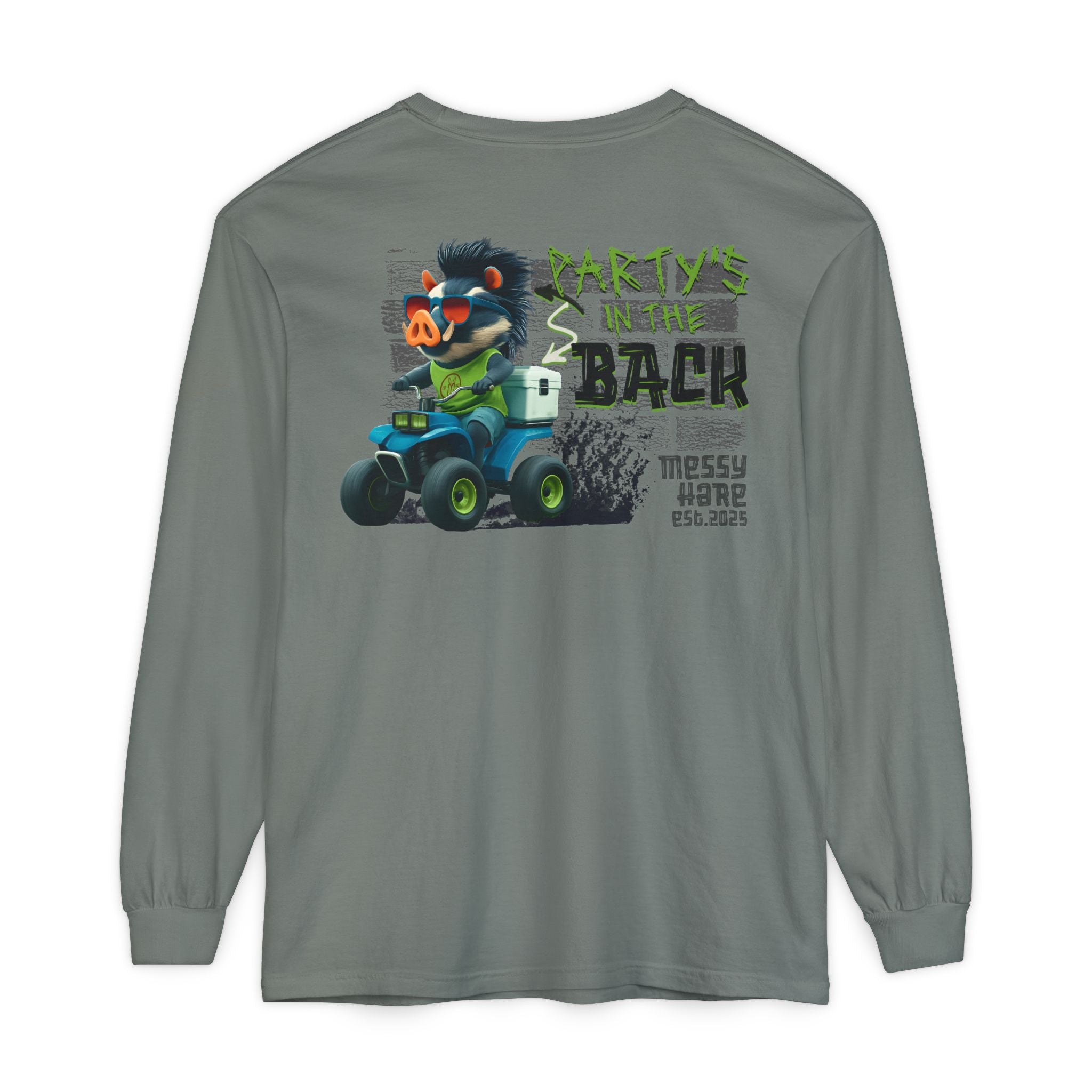 Party's in the Back Long-Sleeve Tee
