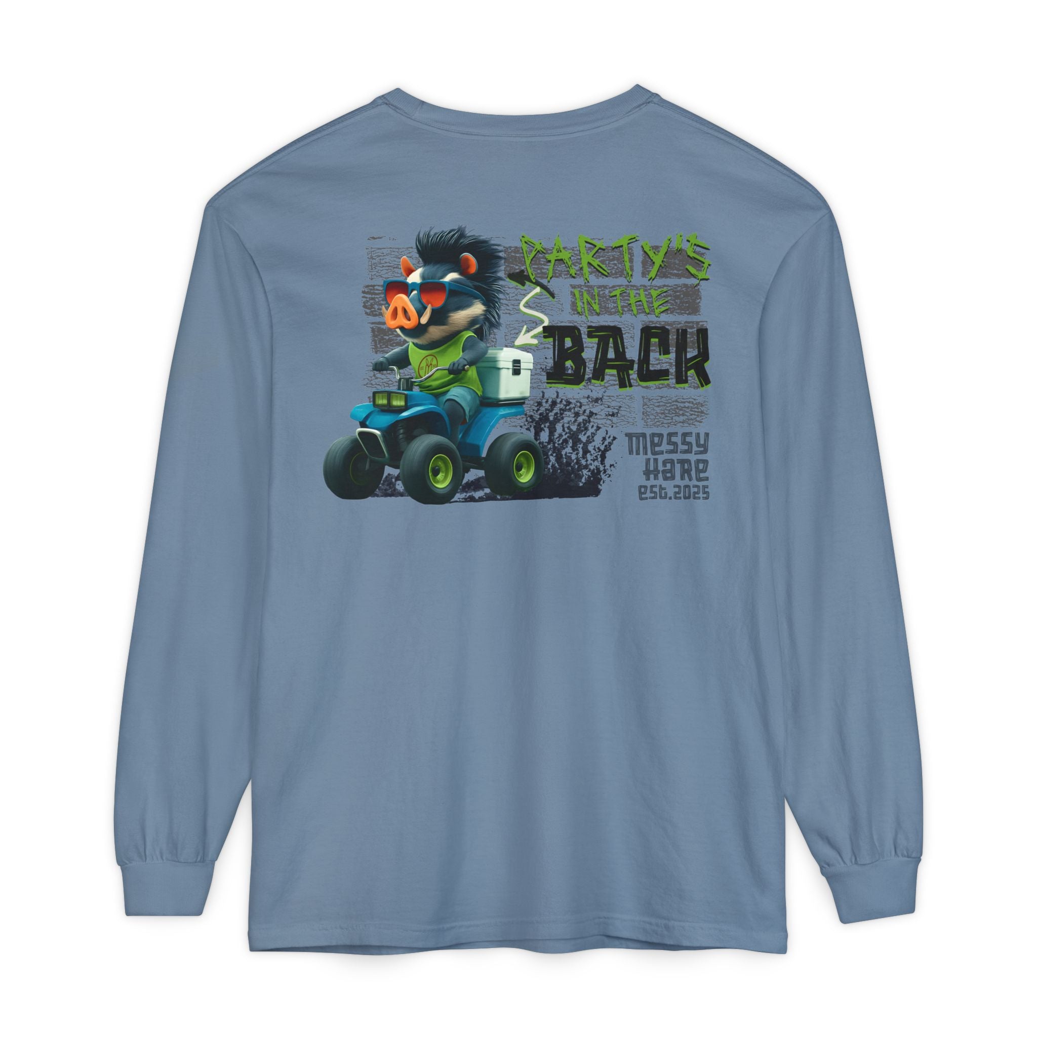 Party's in the Back Long-Sleeve Tee