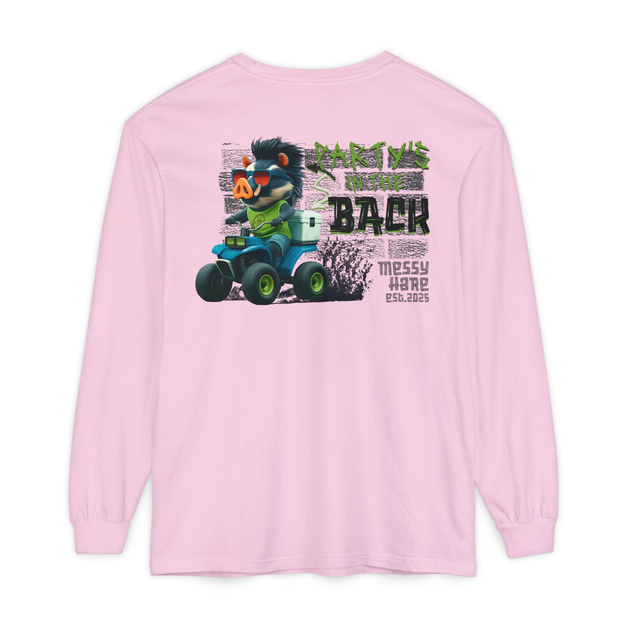 Party's in the Back Long-Sleeve Tee