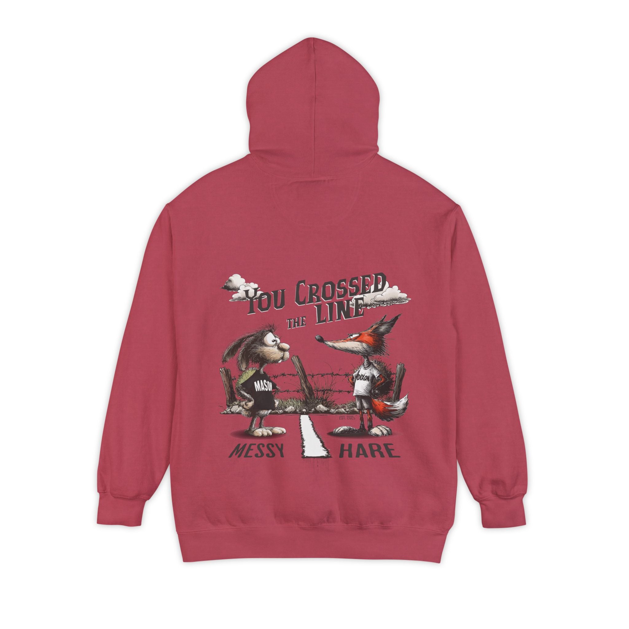You Crossed the Line Pocket Hoodie