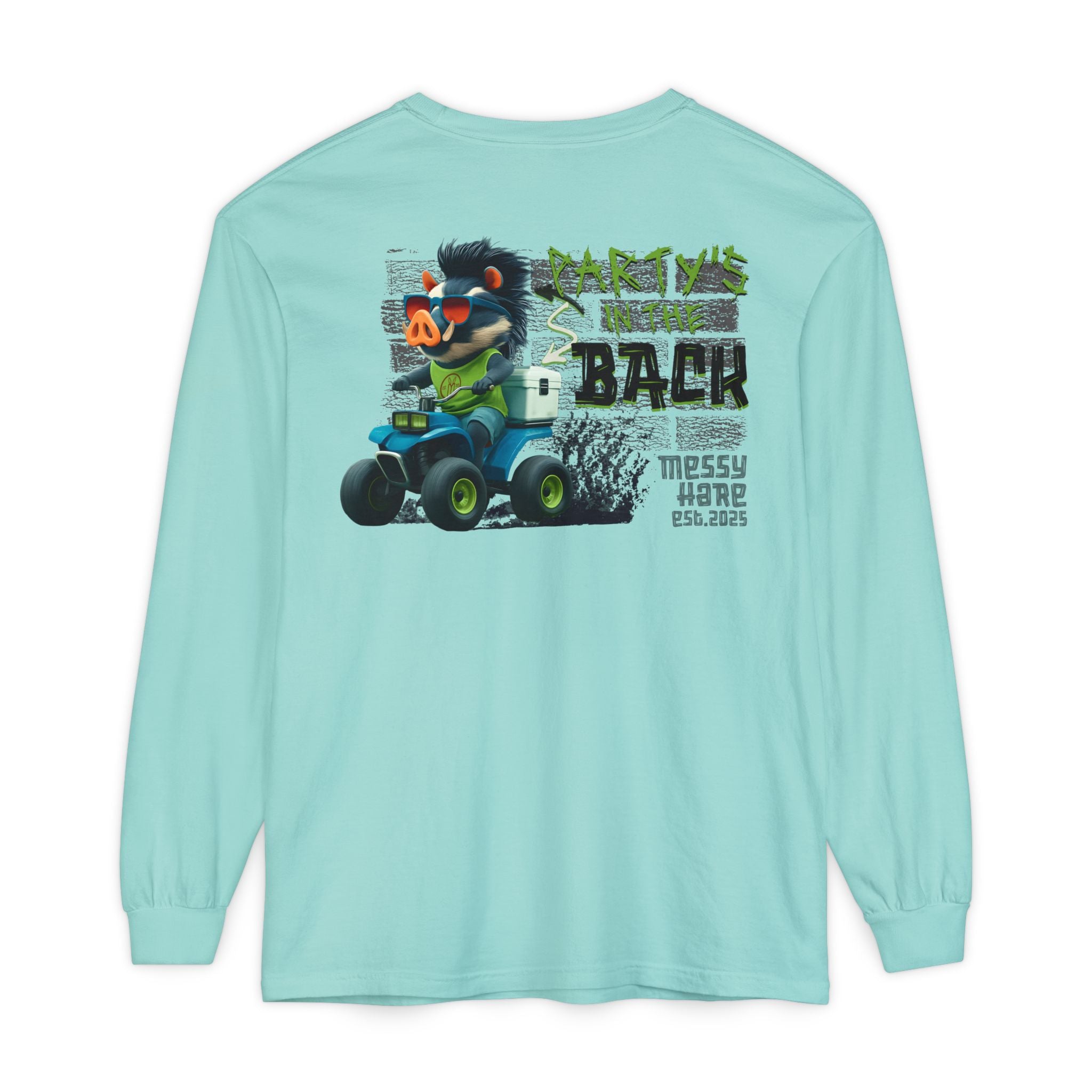 Party's in the Back Long-Sleeve Tee
