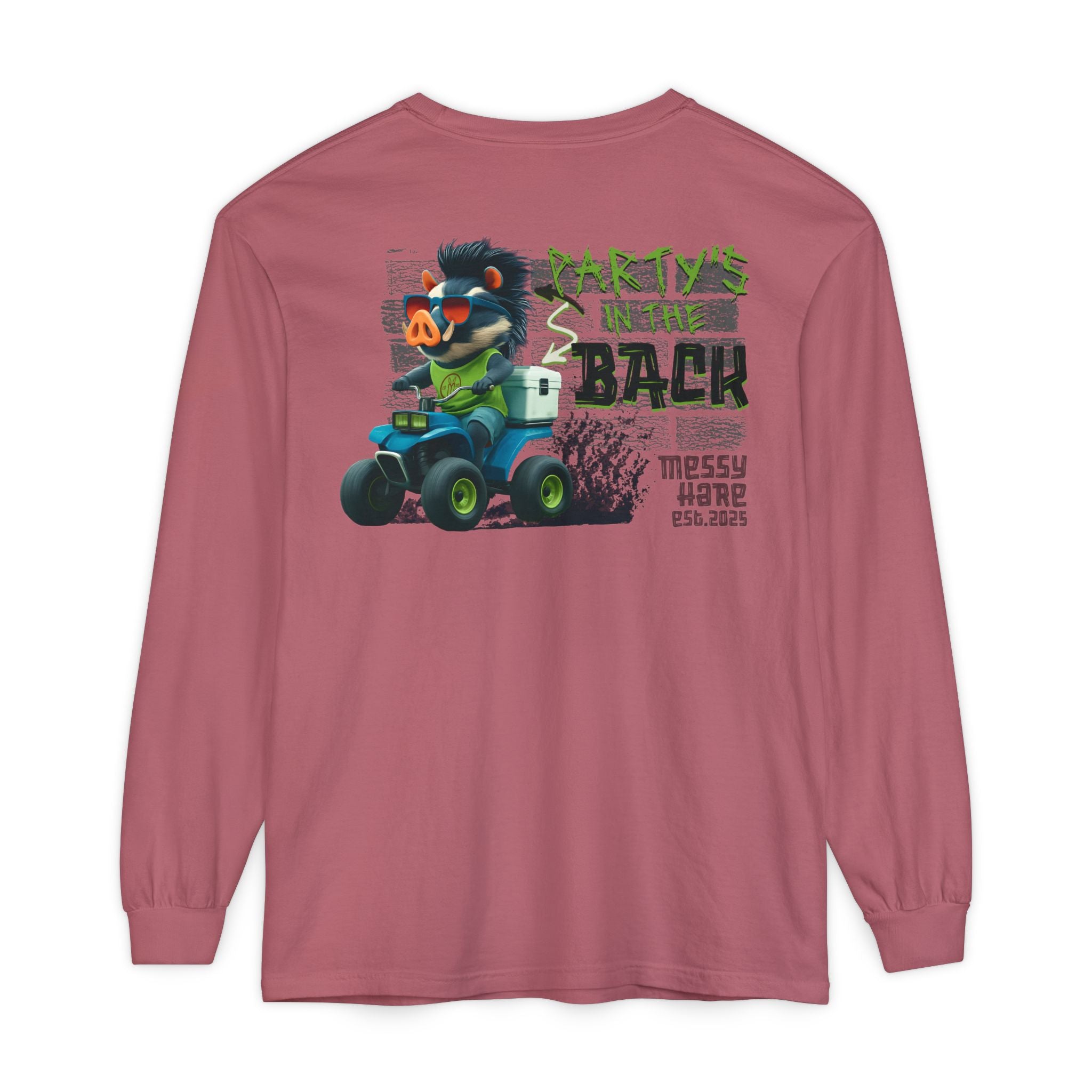 Party's in the Back Long-Sleeve Tee