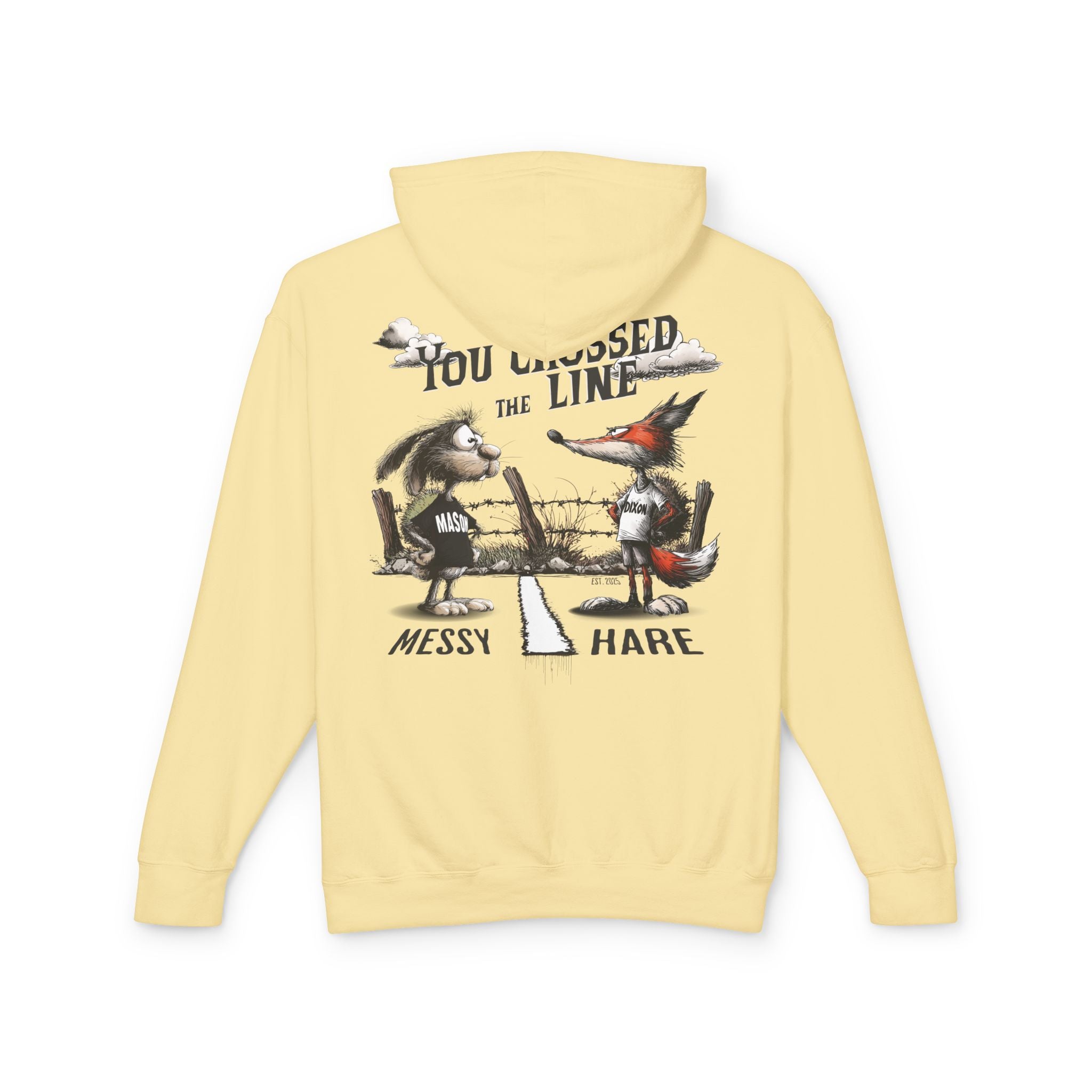 You Crossed the Line Hoodie (No Pocket)