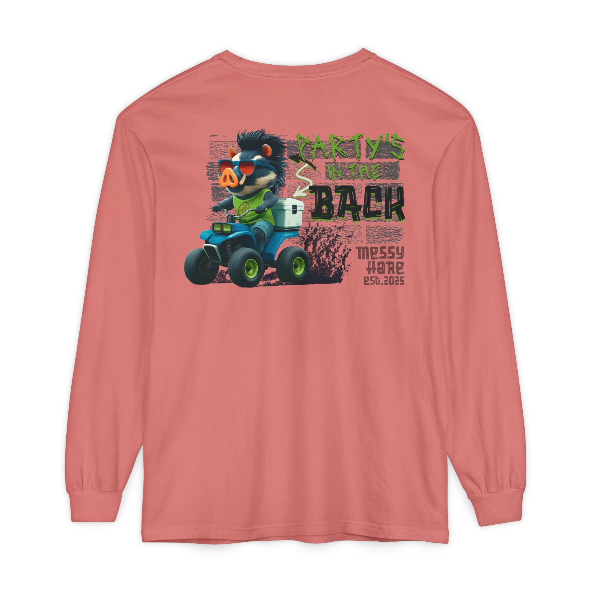 Party's in the Back Long-Sleeve Tee