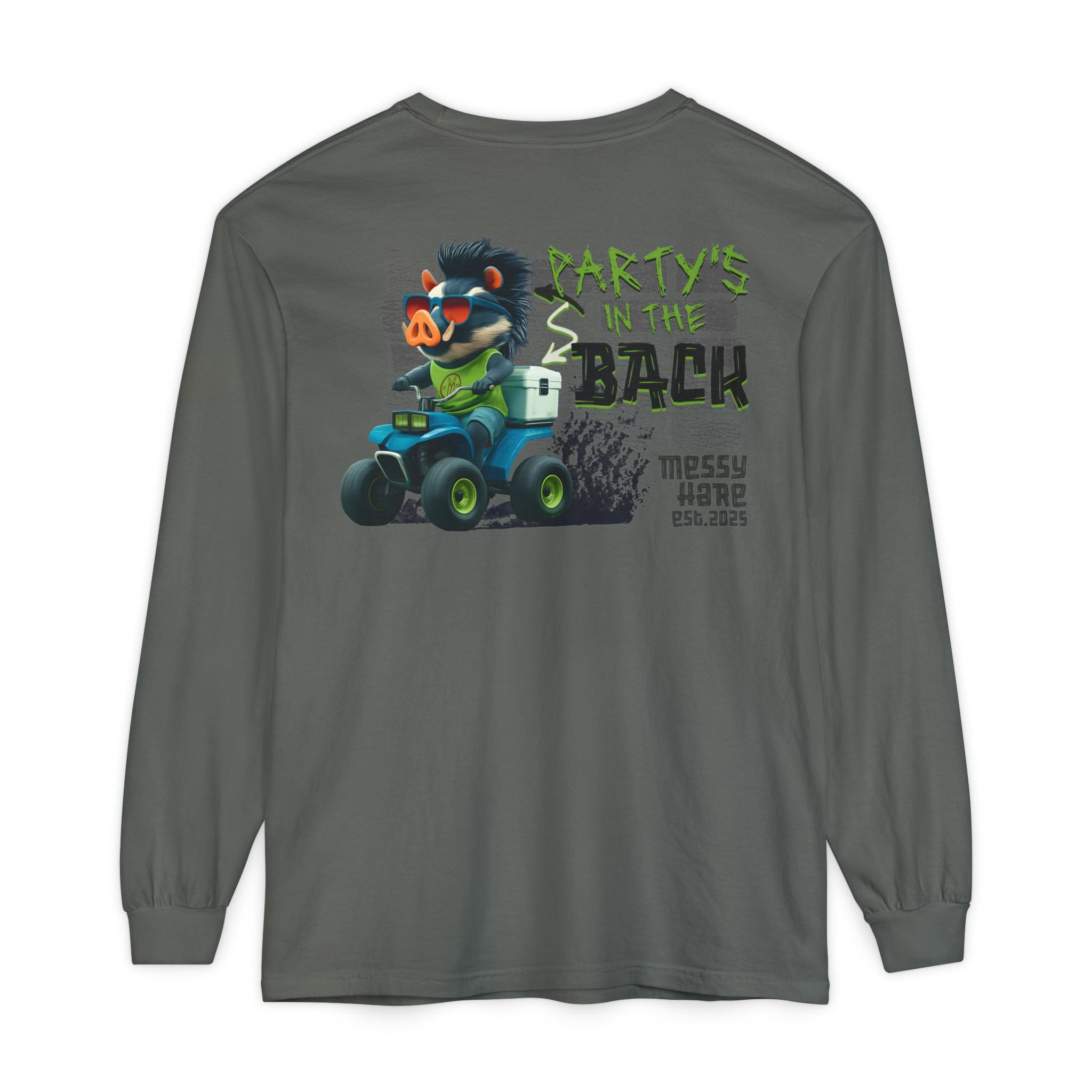 Party's in the Back Long-Sleeve Tee
