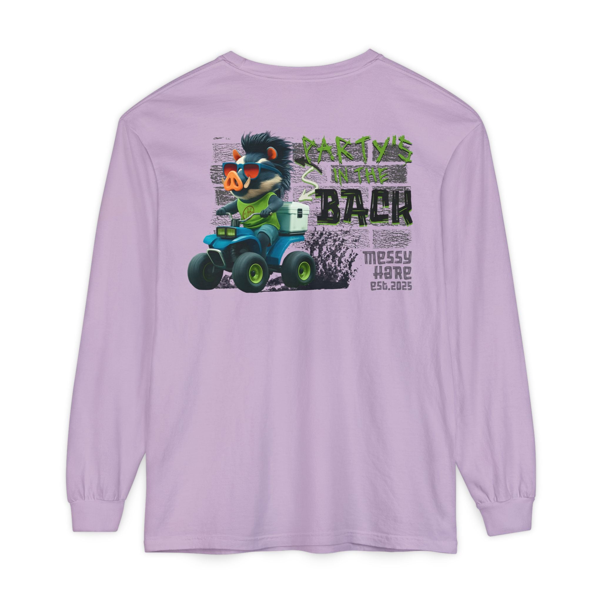 Party's in the Back Long-Sleeve Tee