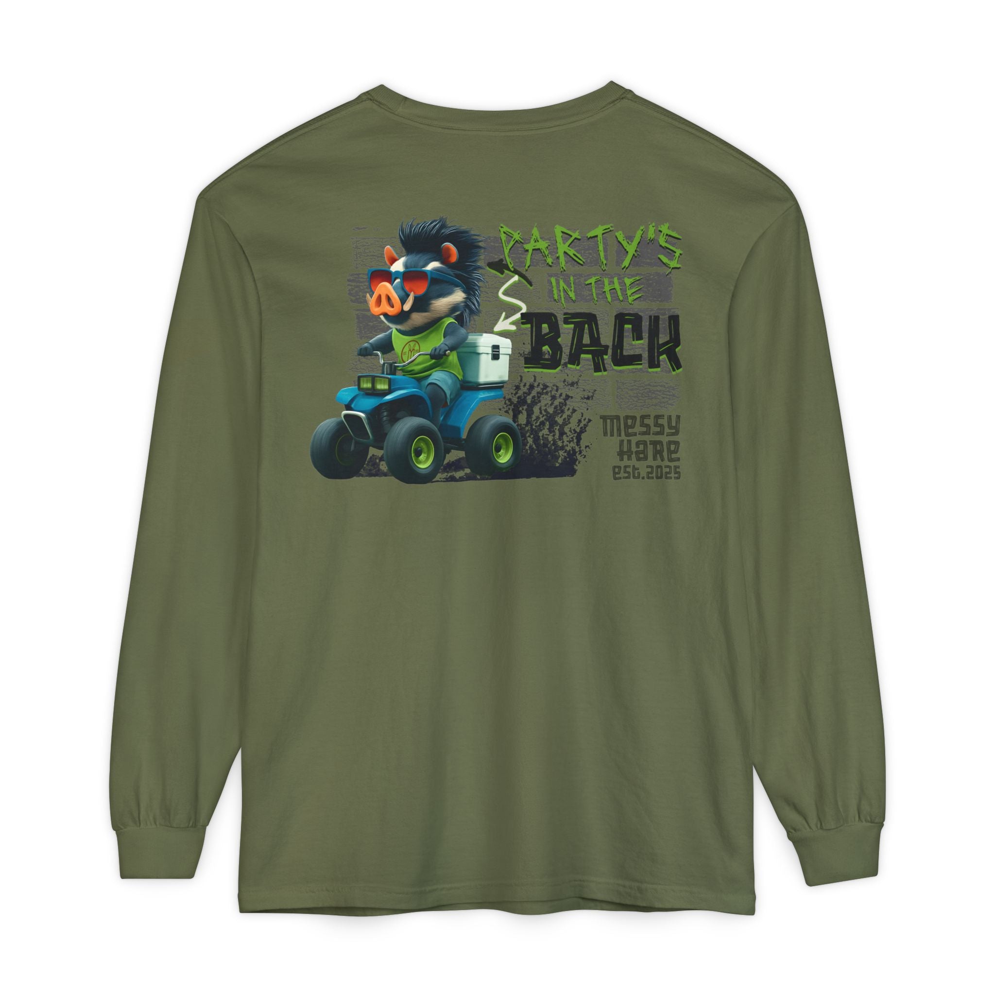 Party's in the Back Long-Sleeve Tee