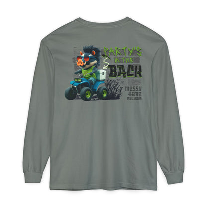 Party's in the Back Long-Sleeve Tee