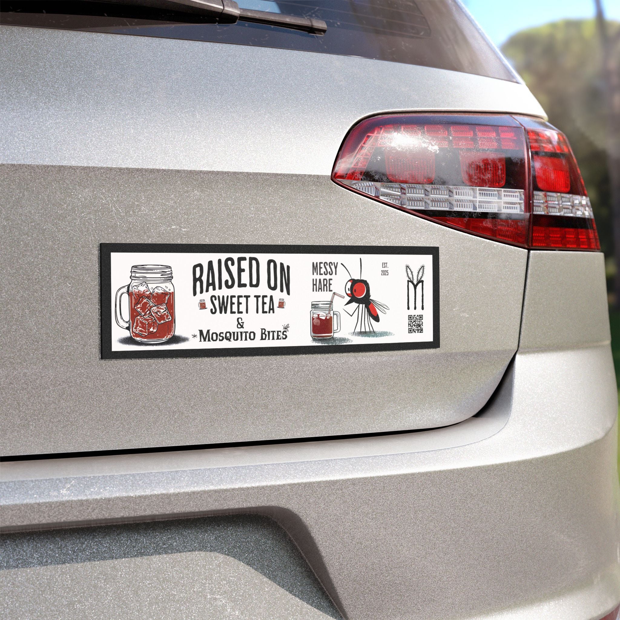 Raised on Sweet Tea & Mosquito Bites Magnet