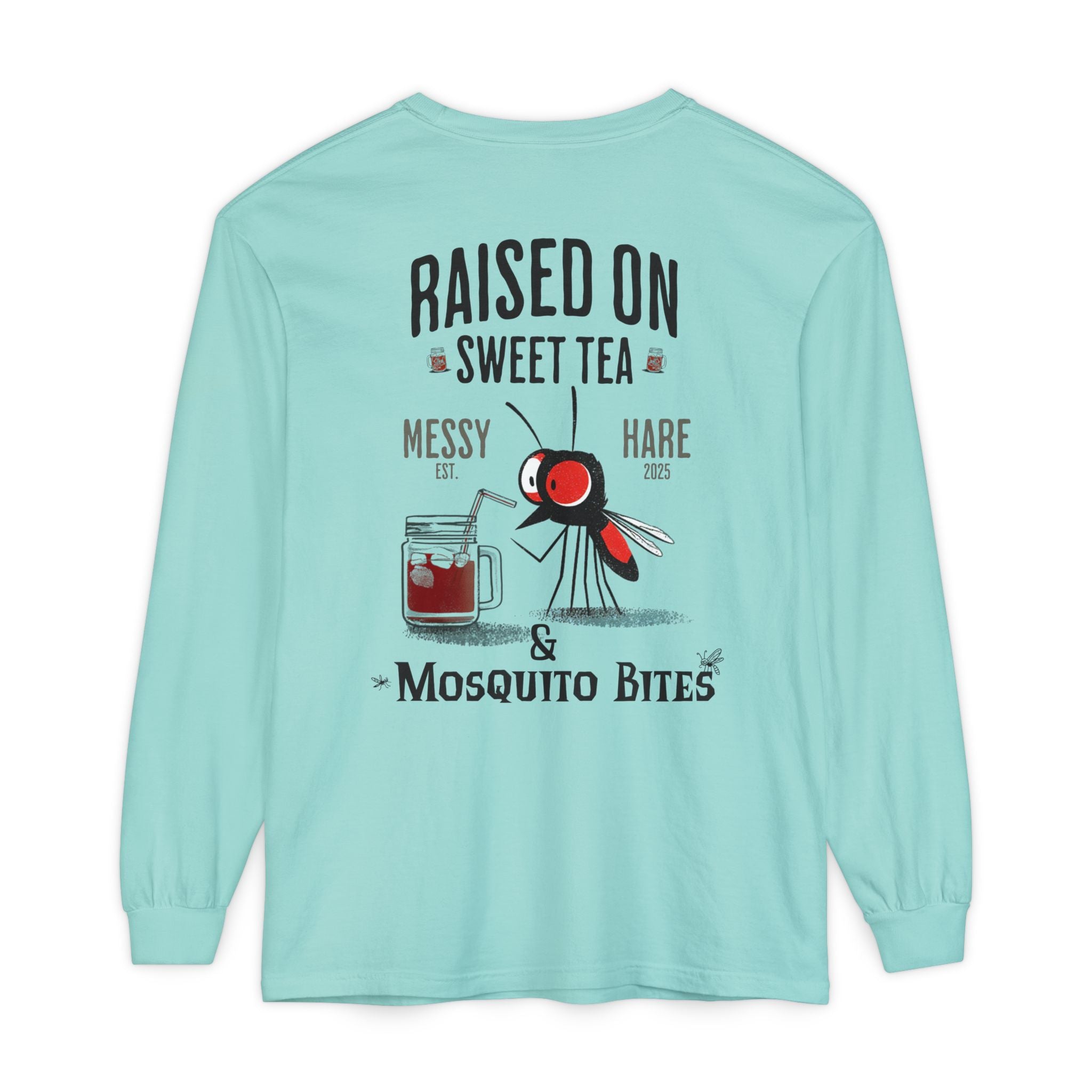 Raised on Sweet Tea & Mosquito Bites Long-Sleeve Tee