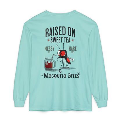 Raised on Sweet Tea & Mosquito Bites Long-Sleeve Tee