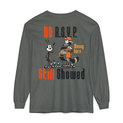No RSVP. Still Showed. Long-Sleeve Tee