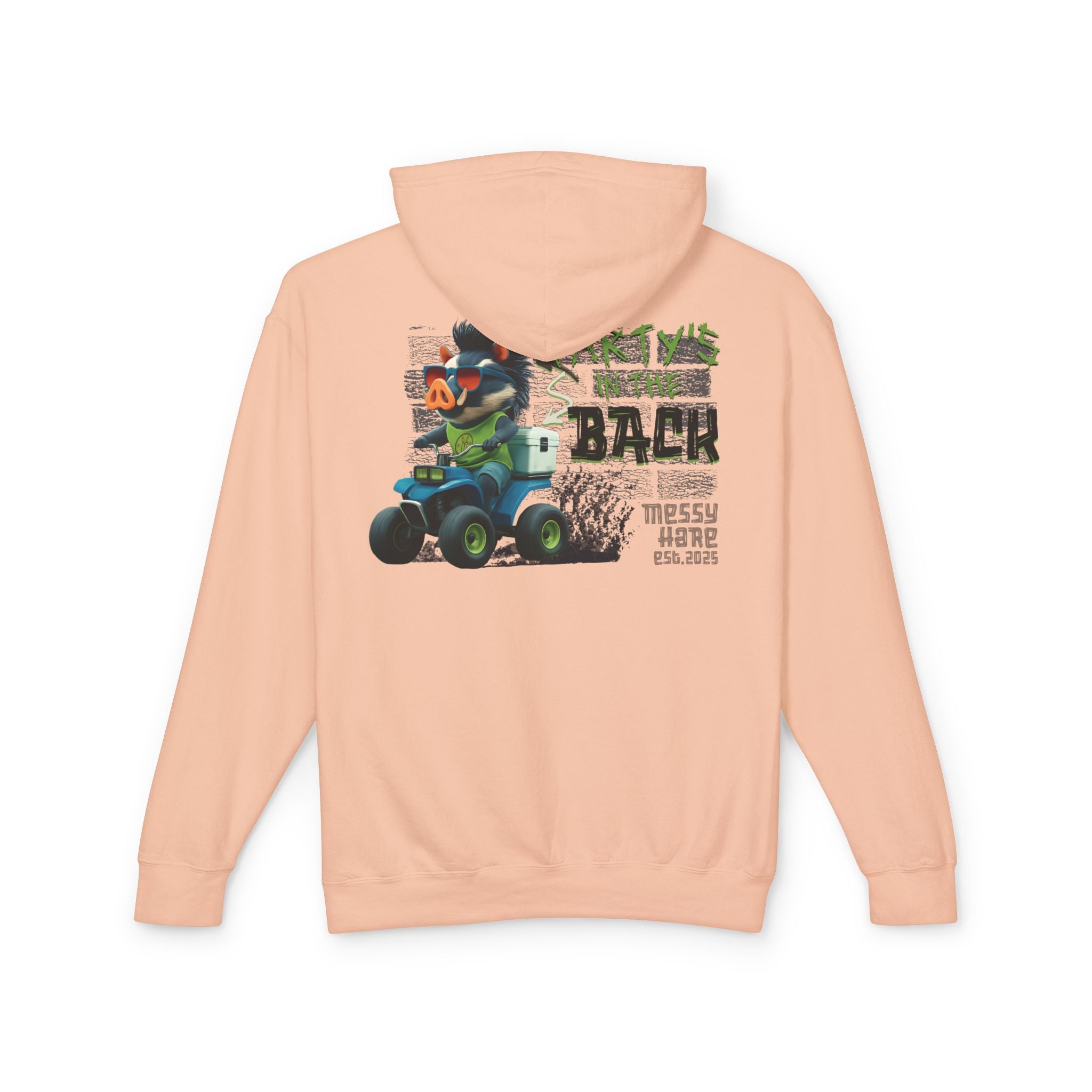 Party's in the Back Hoodie (No Pocket)