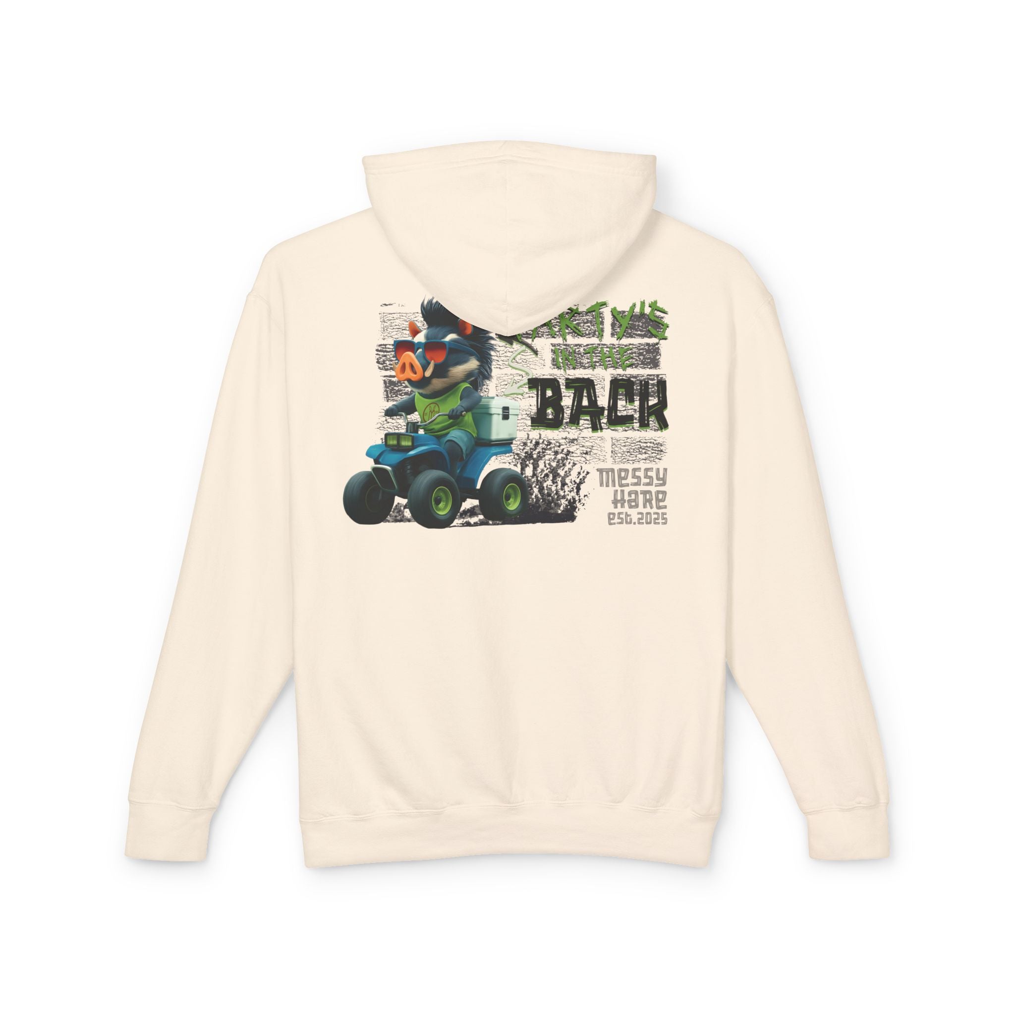 Party's in the Back Hoodie (No Pocket)