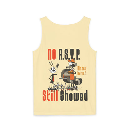 No RSVP. Still Showed. Tank