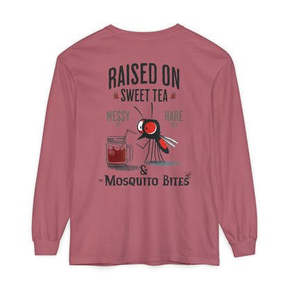 Raised on Sweet Tea & Mosquito Bites Long-Sleeve Tee