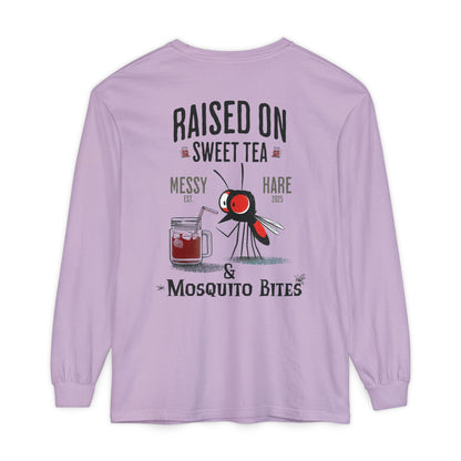 Raised on Sweet Tea & Mosquito Bites Long-Sleeve Tee