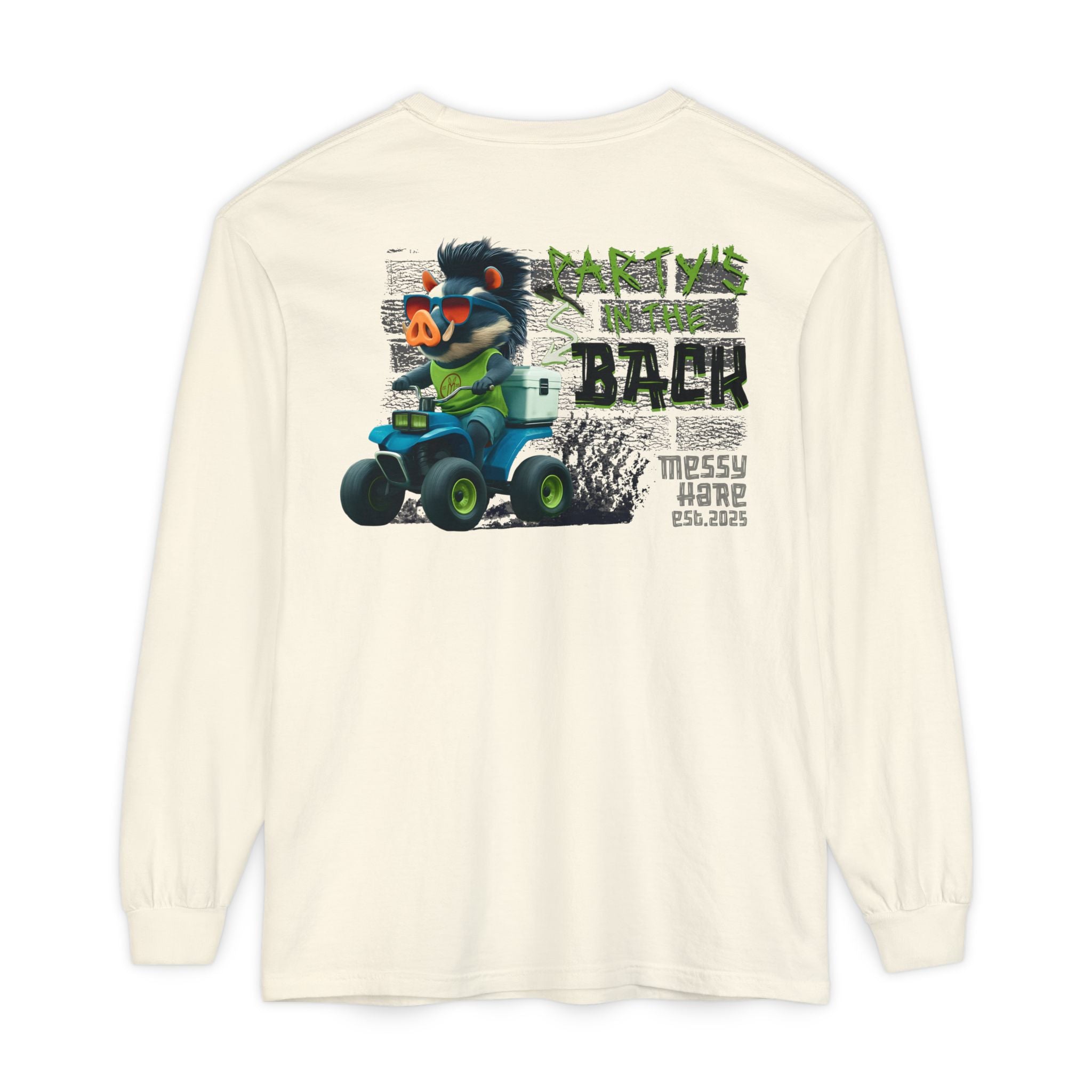 Party's in the Back Long-Sleeve Tee