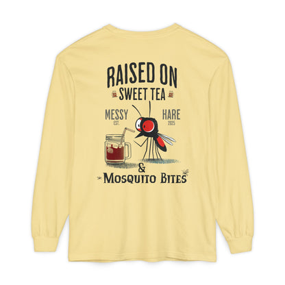 Raised on Sweet Tea & Mosquito Bites Long-Sleeve Tee