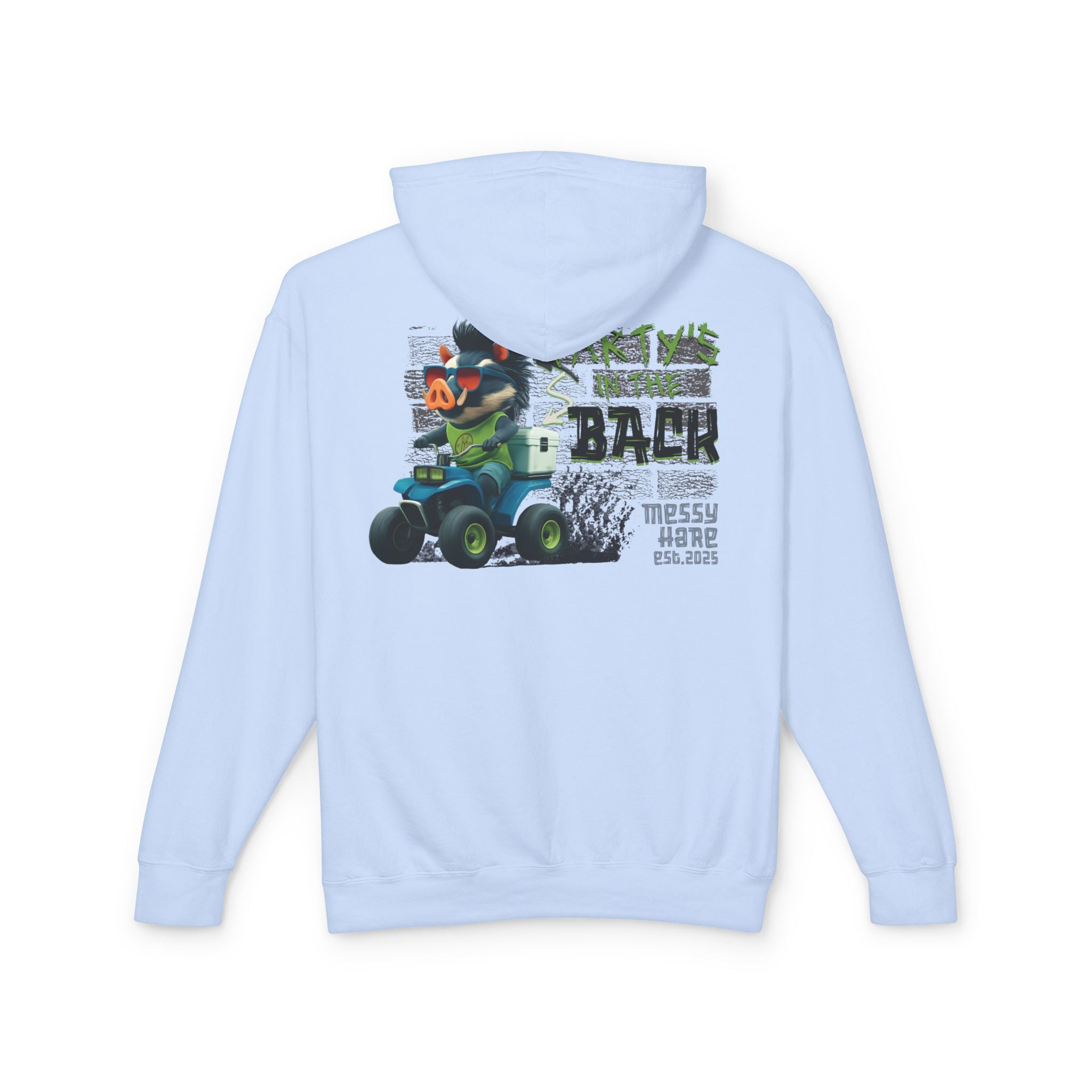 Party's in the Back Hoodie (No Pocket)