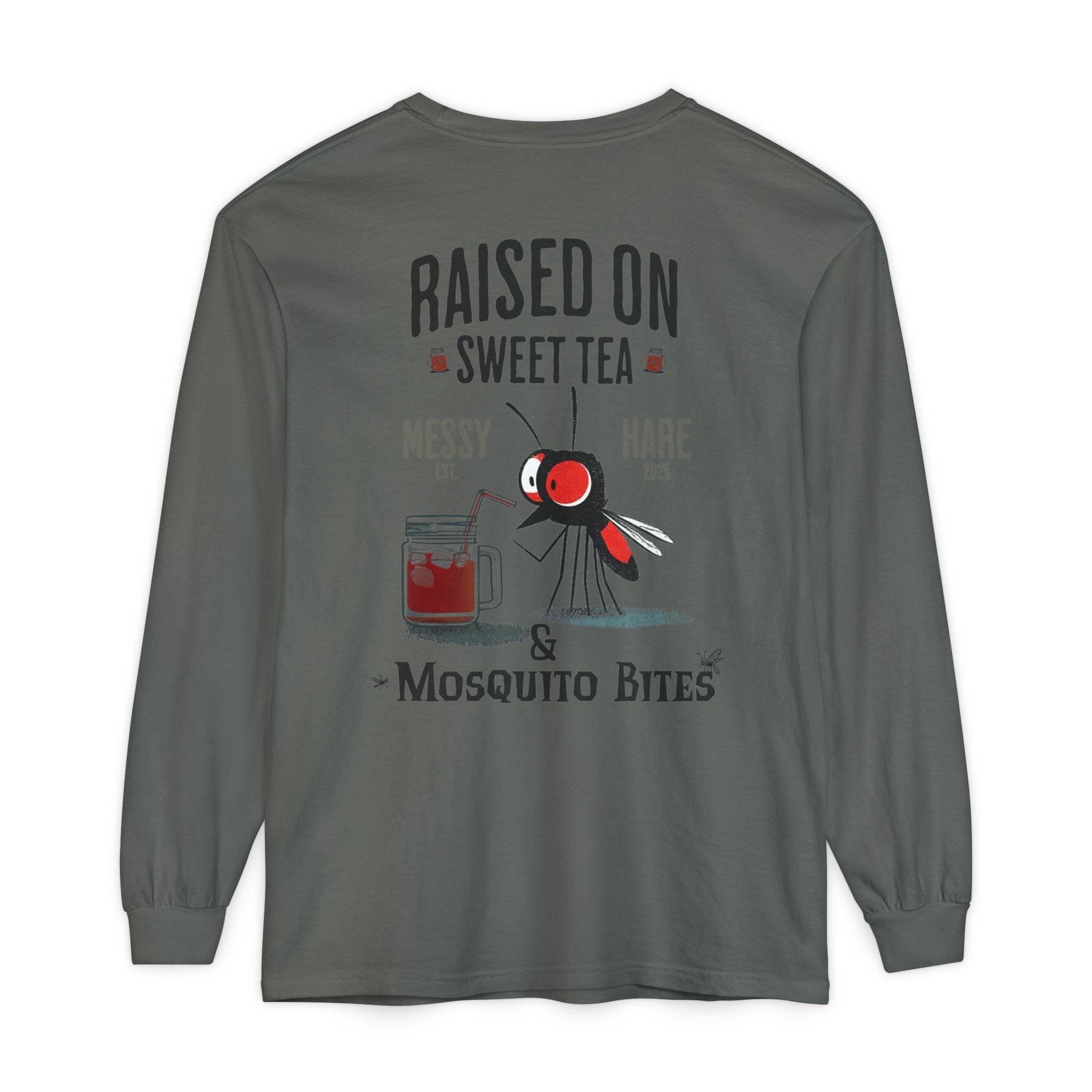 Raised on Sweet Tea & Mosquito Bites Long-Sleeve Tee
