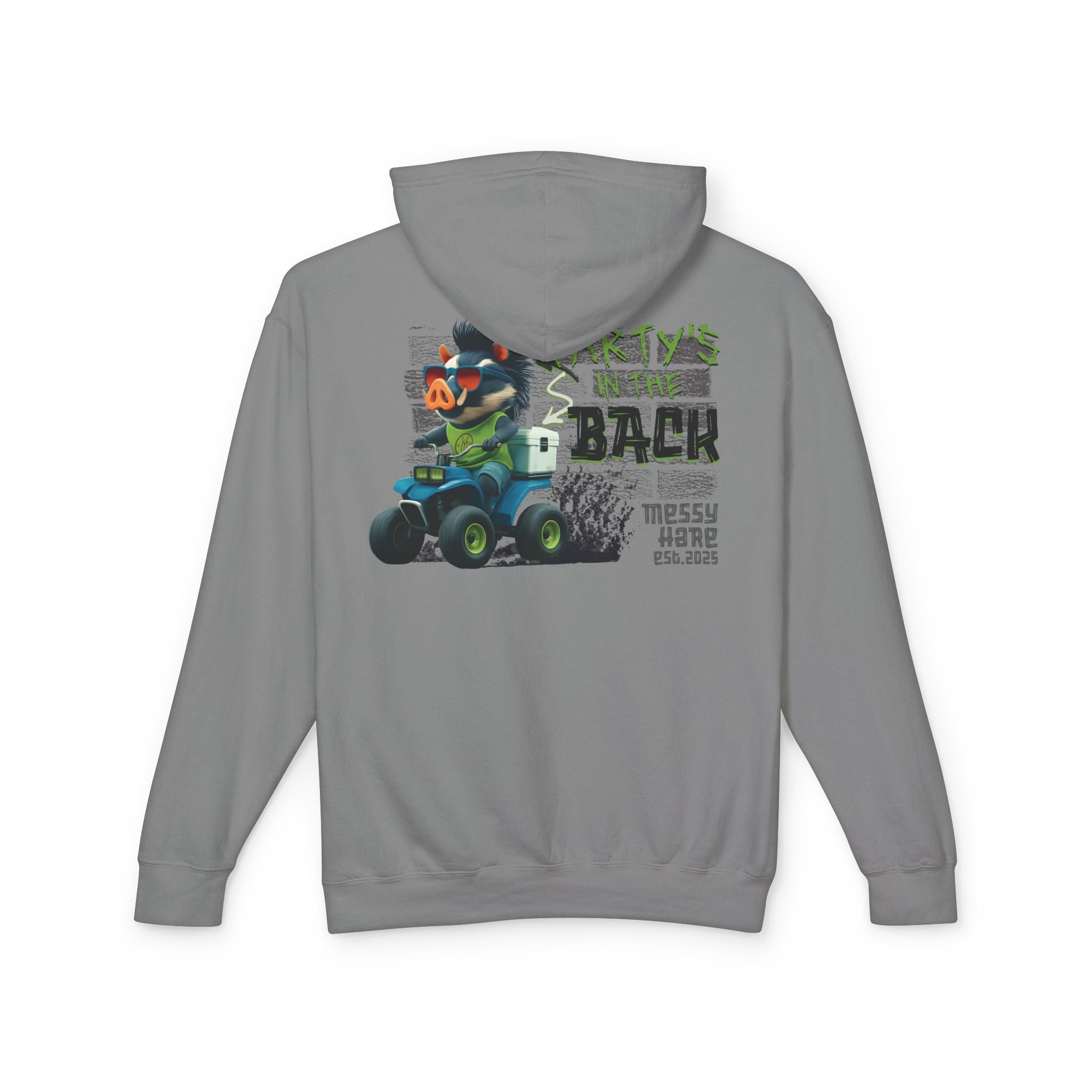 Party's in the Back Hoodie (No Pocket)