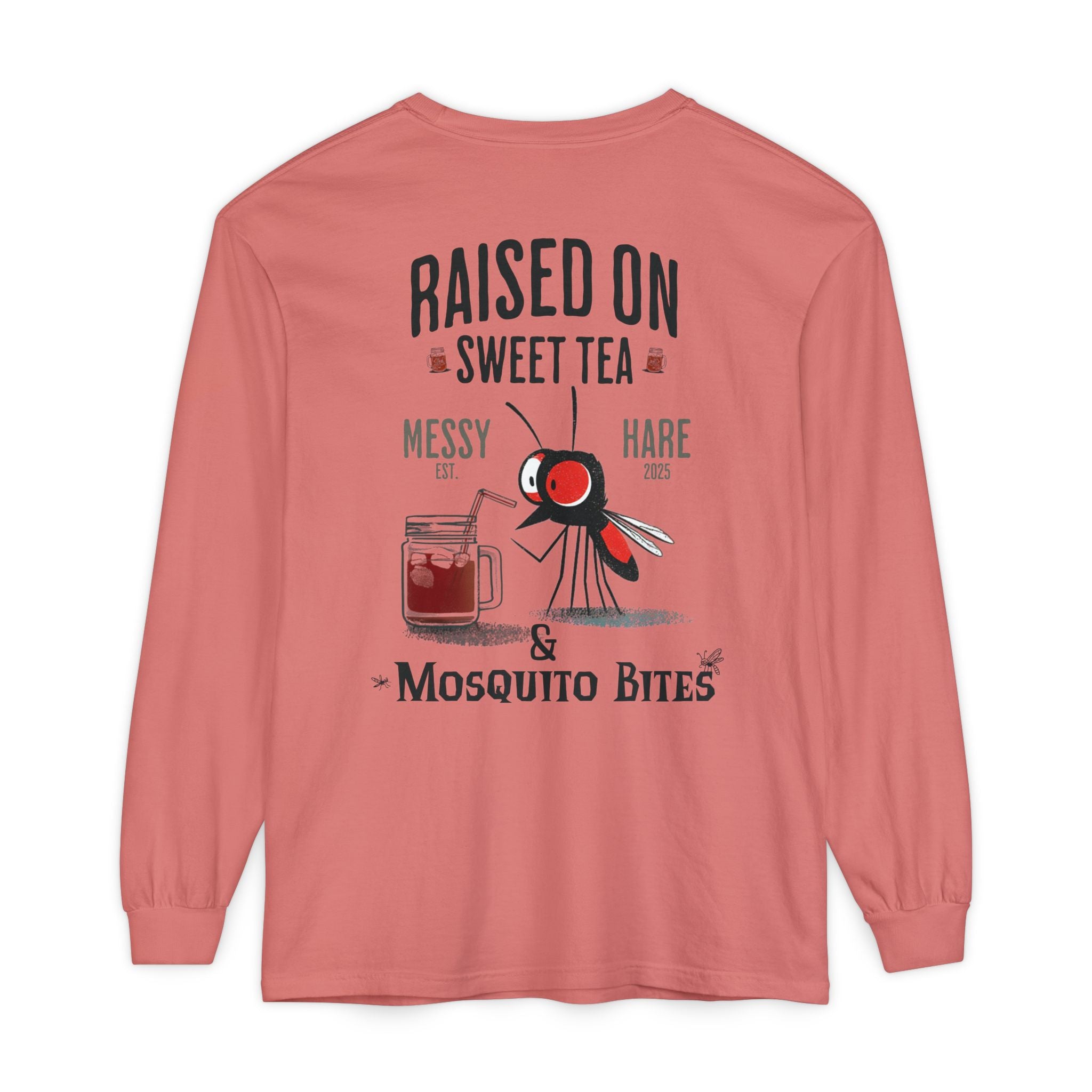 Raised on Sweet Tea & Mosquito Bites Long-Sleeve Tee