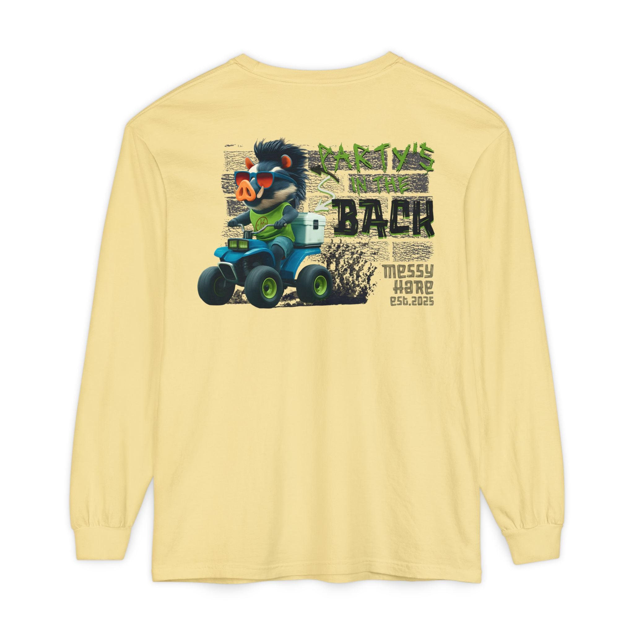 Party's in the Back Long-Sleeve Tee