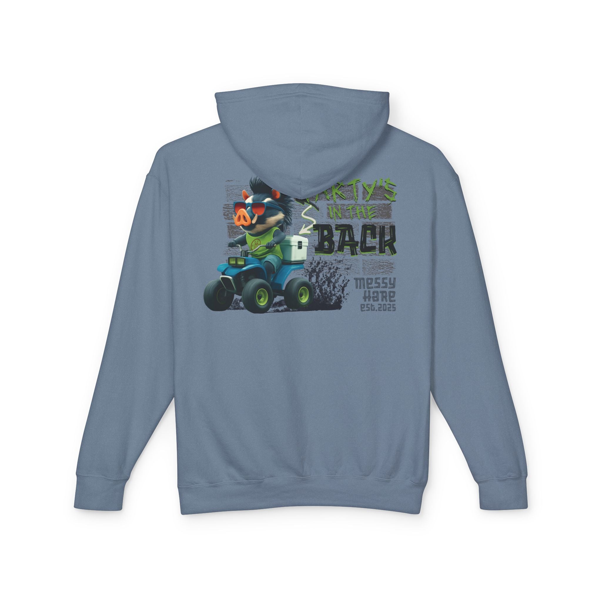Party's in the Back Hoodie (No Pocket)